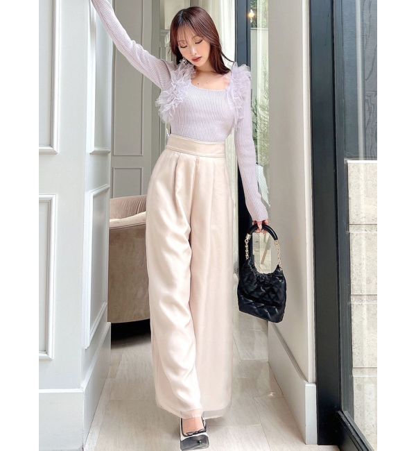 RESEXXY「シアーレイヤードロングパンツ」|その他|