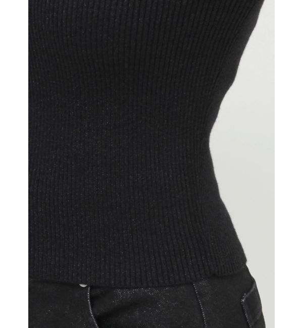 RESEXXY「スリーブデザインシャイニーニットトップス」|ニット・セーター|