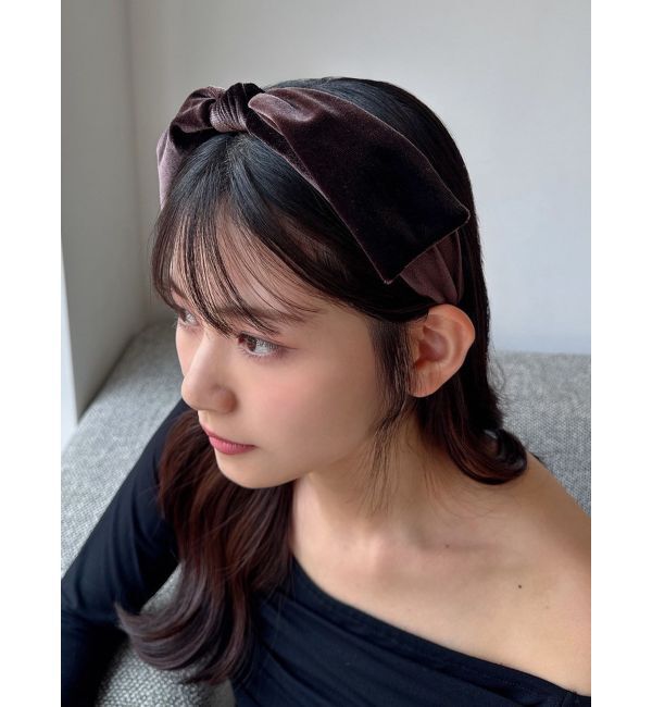 RESEXXY「ベロアリボンカチューシャ」|カチューシャ|