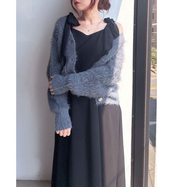 RESEXXY「シャギーニットカーディガン」|カーディガン|