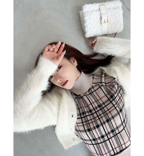 RESEXXY「シャギーニットカーディガン」|カーディガン|