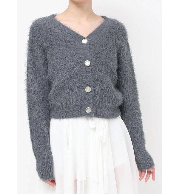 RESEXXY「シャギーニットカーディガン」|カーディガン|