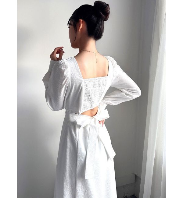 RESEXXY「カシュクールバックオープンワンピース」|ワンピース|