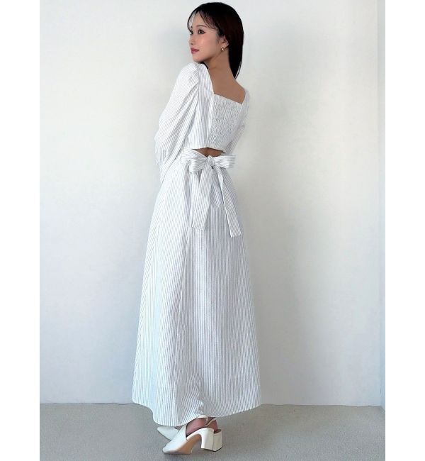 RESEXXY「カシュクールバックオープンワンピース」|ワンピース|