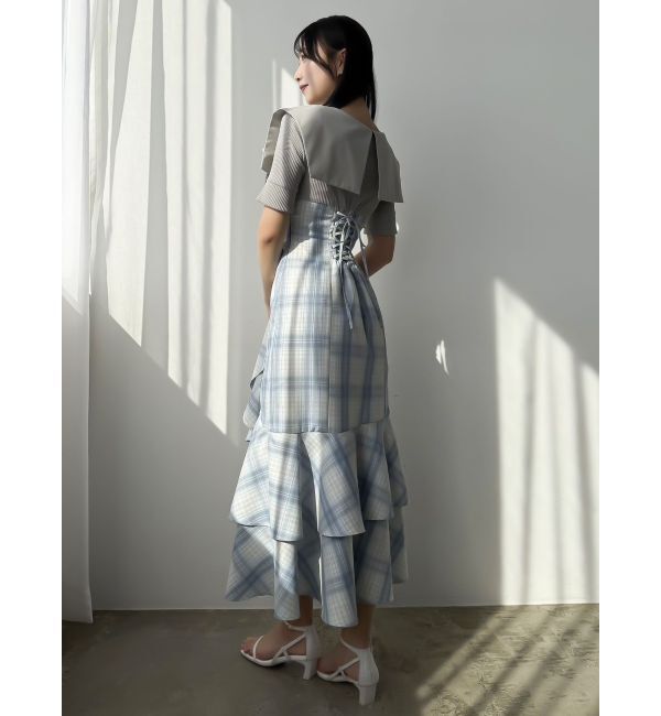 dazzlin「ラッフルマーメイドコンビワンピース」|ワンピース|