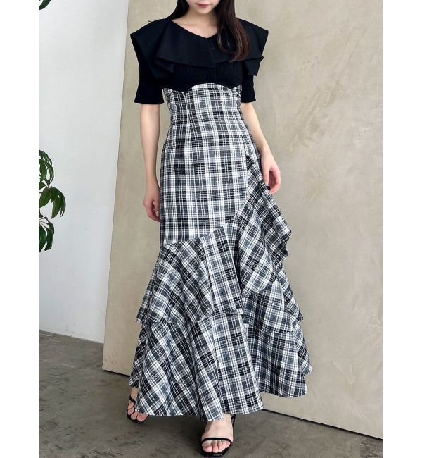 dazzlin「ラッフルマーメイドコンビワンピース」|ワンピース|