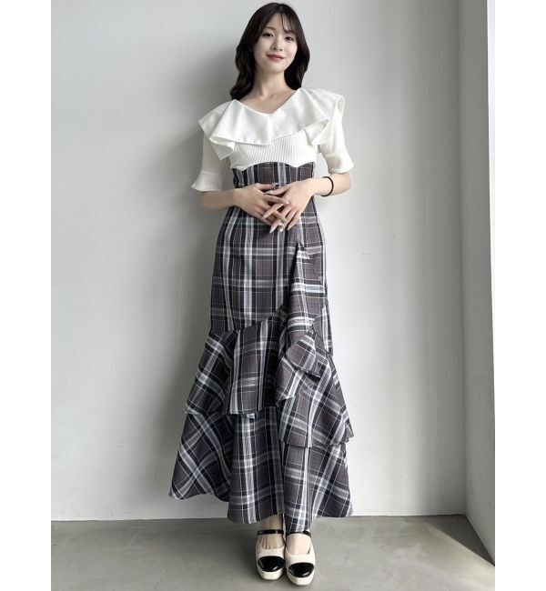 dazzlin「ラッフルマーメイドコンビワンピース」|ワンピース|