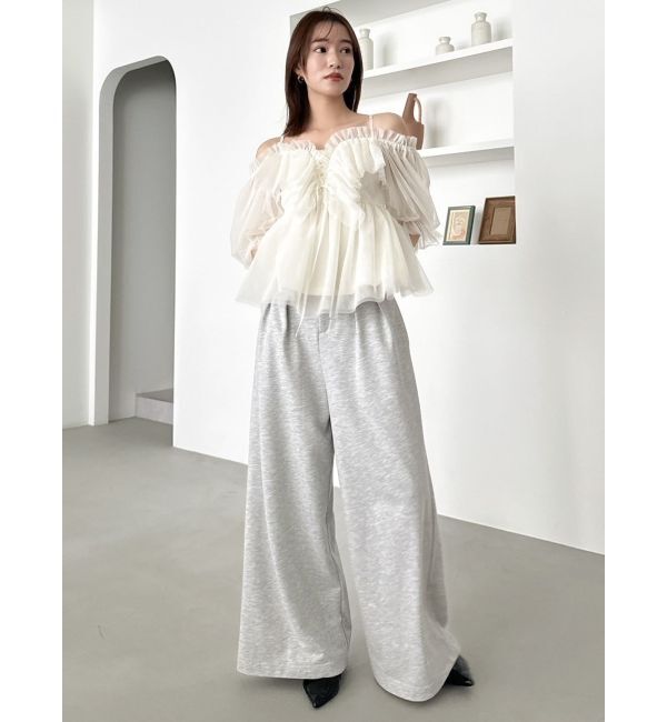 dazzlin「ハイウエストワイドパンツ」|その他|