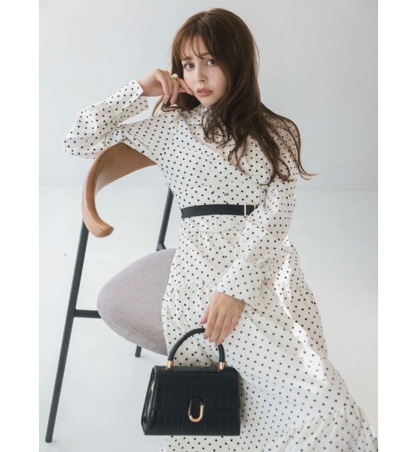 dazzlin「テーラーカラーコルセットワンピース」|ワンピース|