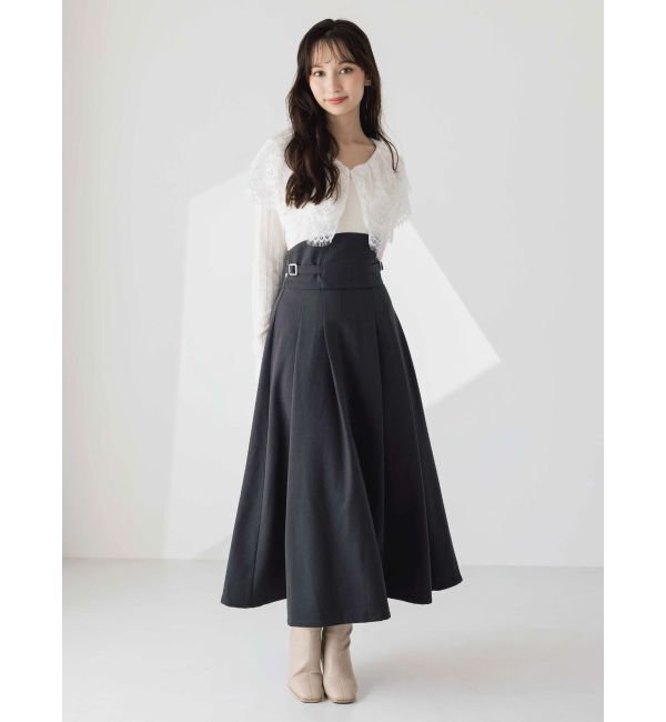 dazzlin「レースケープバックルワンピース」|ワンピース|