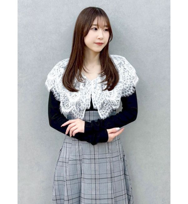 dazzlin「レースケープバックルワンピース」|ワンピース|