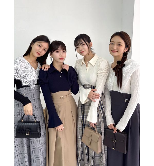 dazzlin「レースケープバックルワンピース」|ワンピース|