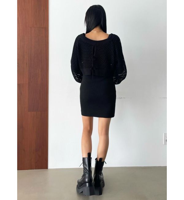 EMODA「クロシェニットワンピース」|ワンピース|