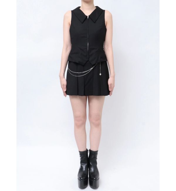 EMODA「レイヤーベストチェーンワンピース」|ワンピース|