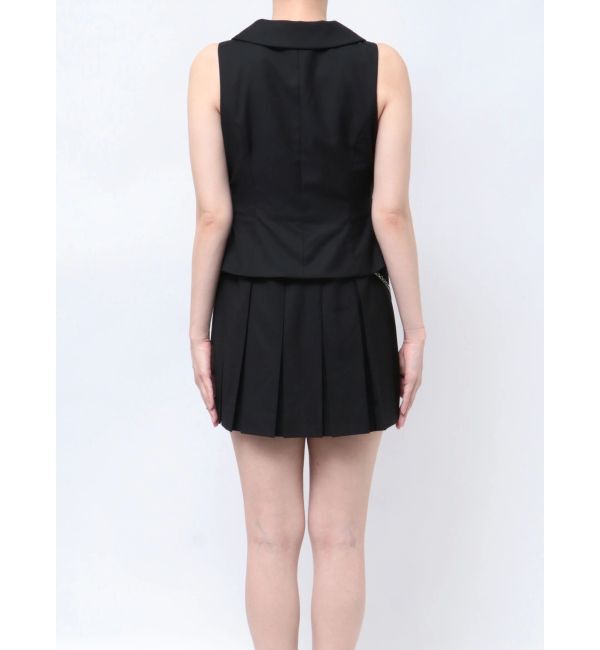 EMODA「レイヤーベストチェーンワンピース」|ワンピース|