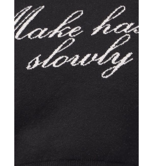 EMODA「フロントロゴクロップニット」|ニット・セーター|