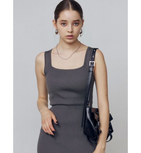 EMODA「リブスリットマキシニットワンピース」|ワンピース|