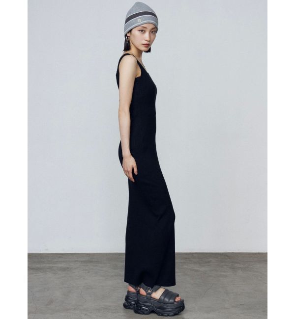 EMODA「リブスリットマキシニットワンピース」|ワンピース|