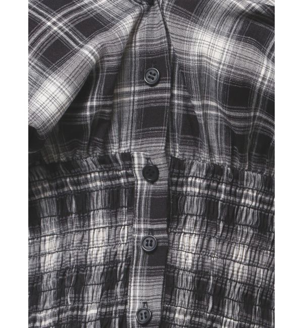 MERCURYDUO「2WAYウエストシャーリングフィットシャツ」|シャツ・ブラウス|