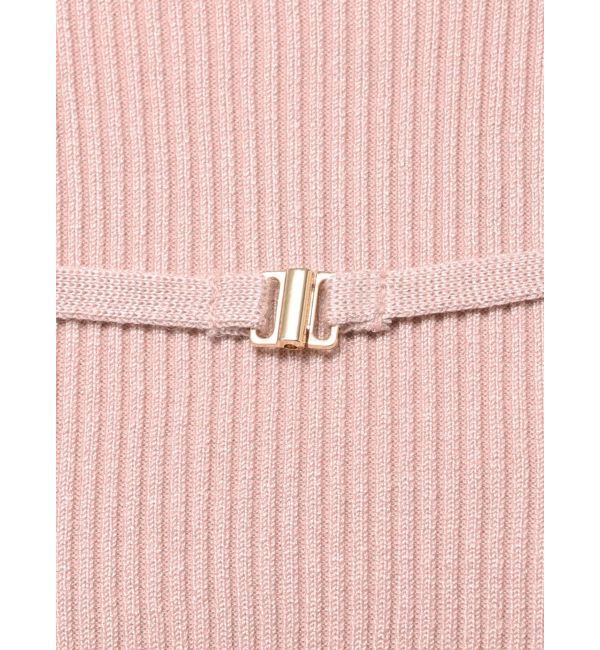 MERCURYDUO「ショルダースリットナローストラップニット」|ニット・セーター|