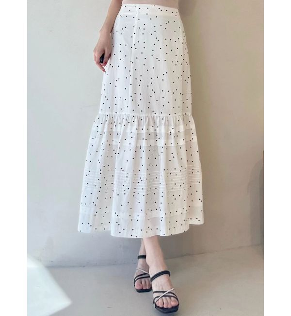 MERCURYDUO「タックティアードスカート」|スカート|