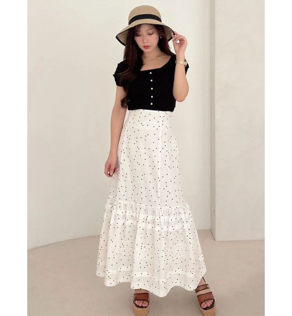 MERCURYDUO「タックティアードスカート」|スカート|