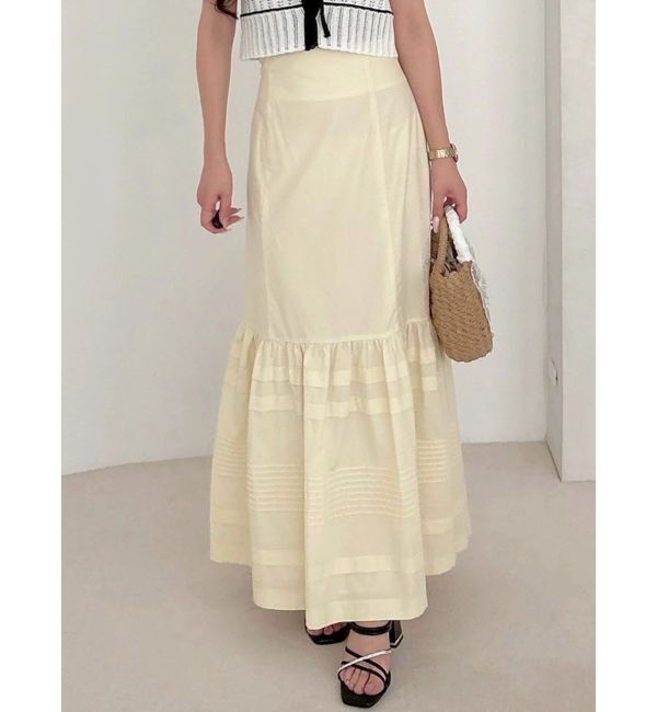 MERCURYDUO「タックティアードスカート」|スカート|