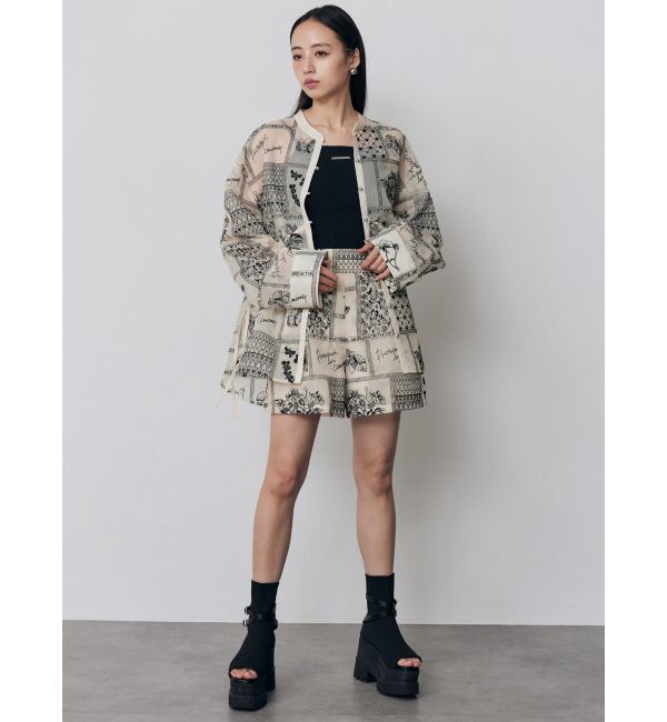 MURUA「タックレースショートパンツ【セットアップ着用可】」|その他|