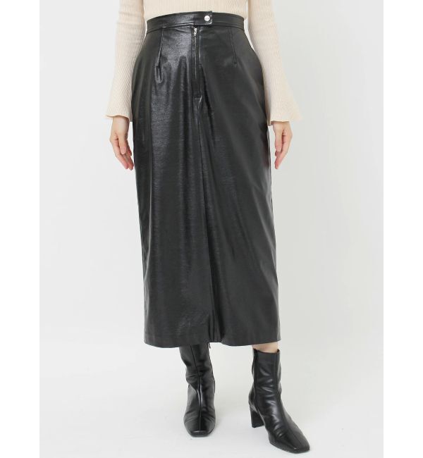 LAGUNAMOON「メタリックタイトスカート」|スカート|