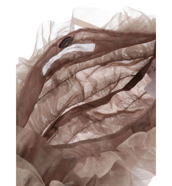 LAGUNAMOON「チュールフリルBAG」|ハンドバッグ|