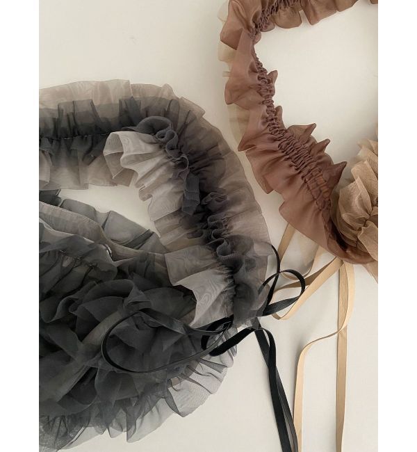 LAGUNAMOON「チュールフリルBAG」|ハンドバッグ|