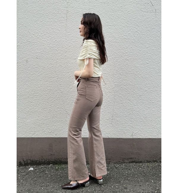 LAGUNAMOON「ライトベロアオフショルトップス」|Tシャツ・カットソー|