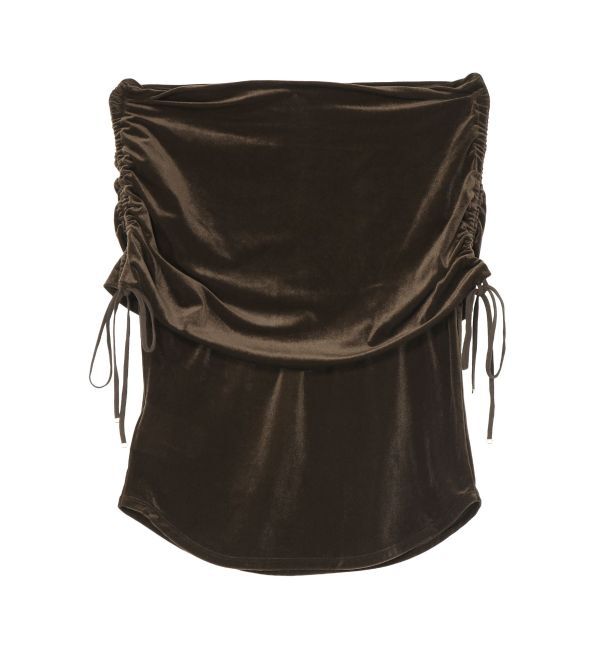 LAGUNAMOON「ライトベロアオフショルトップス」|Tシャツ・カットソー|