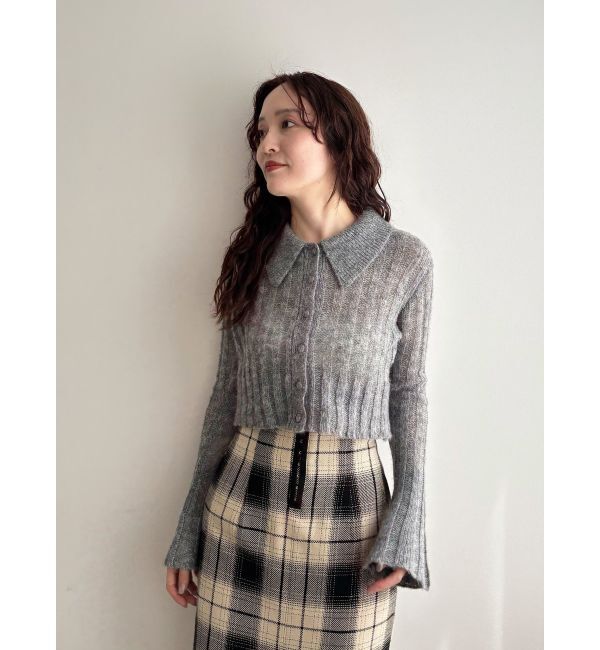 LAGUNAMOON「ロービングチェックナロースカート」|スカート|