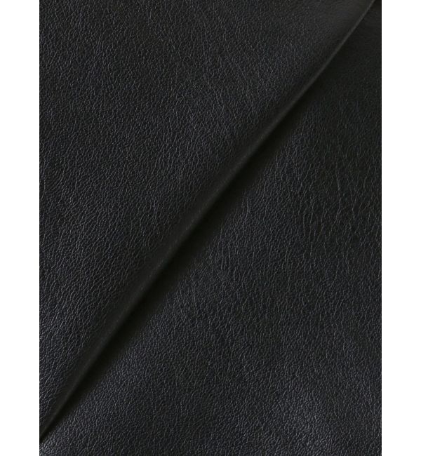 LAGUNAMOON「ヘムレースレイヤードハイウエストエコレザースカート」|スカート|