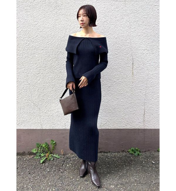 LAGUNAMOON「【POLO BCSコラボ】ワイドカラーニットプルオーバー」|ニット・セーター|