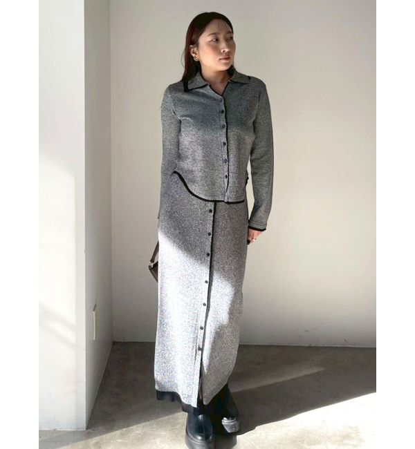 LAGUNAMOON「レイヤードデザインニットセットアップ」|ワンピース|