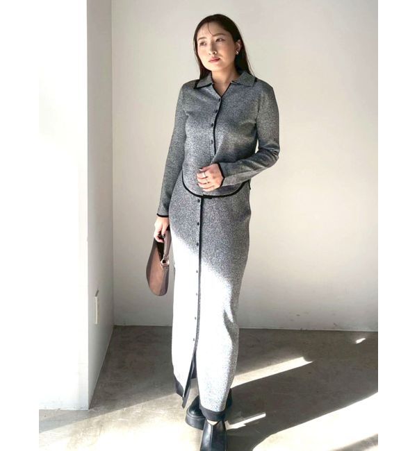 LAGUNAMOON「レイヤードデザインニットセットアップ」|ワンピース|