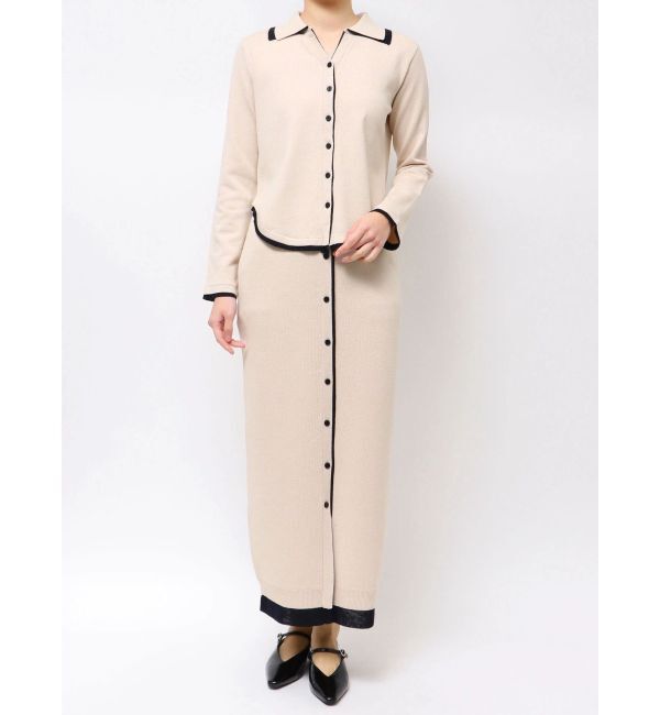 LAGUNAMOON「レイヤードデザインニットセットアップ」|ワンピース|