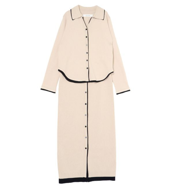 LAGUNAMOON「レイヤードデザインニットセットアップ」|ワンピース|