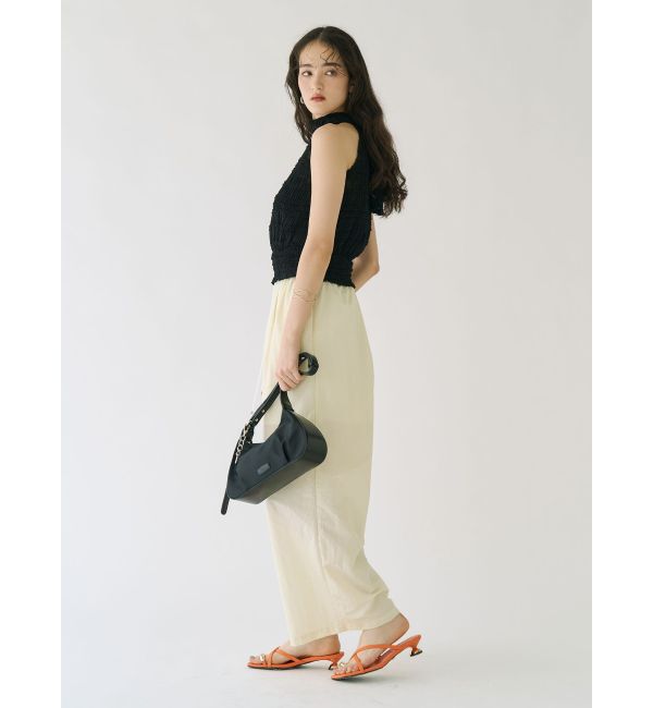 LAGUNAMOON「ボウタイシャーリングブラウス」|シャツ・ブラウス|