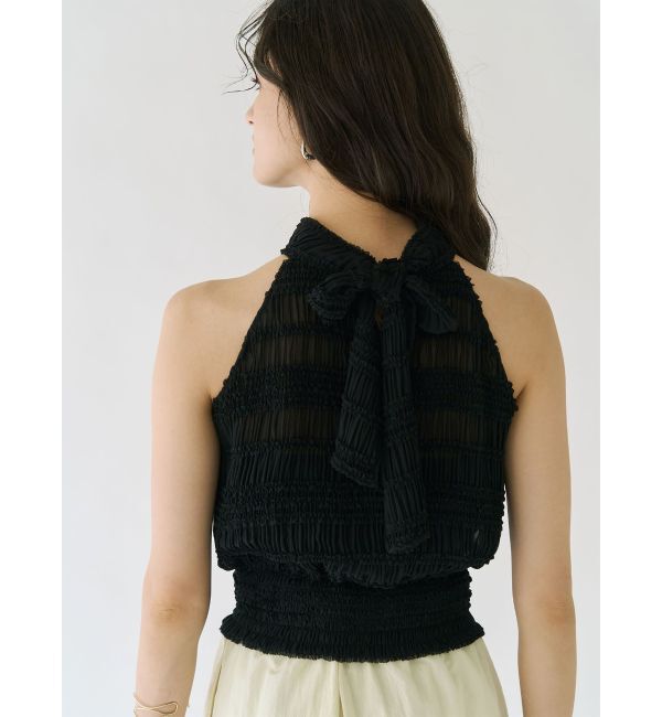 LAGUNAMOON「ボウタイシャーリングブラウス」|シャツ・ブラウス|