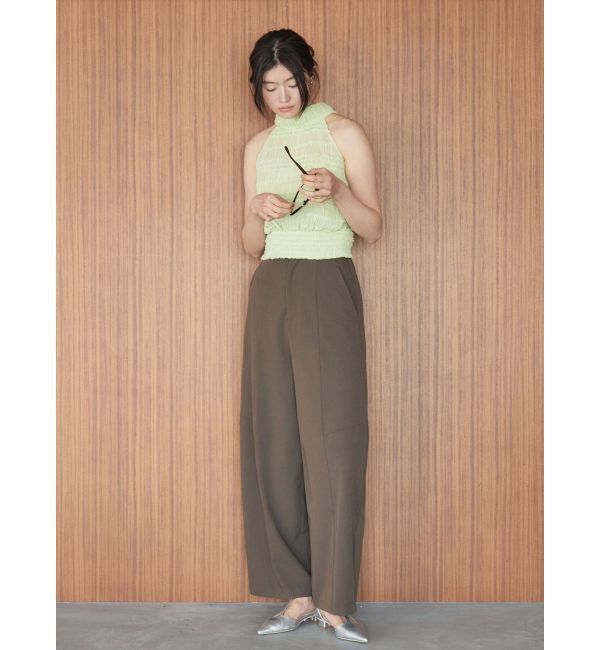 LAGUNAMOON「ボウタイシャーリングブラウス」|シャツ・ブラウス|