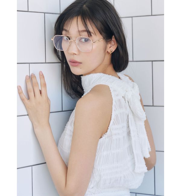 LAGUNAMOON「ボウタイシャーリングブラウス」|シャツ・ブラウス|