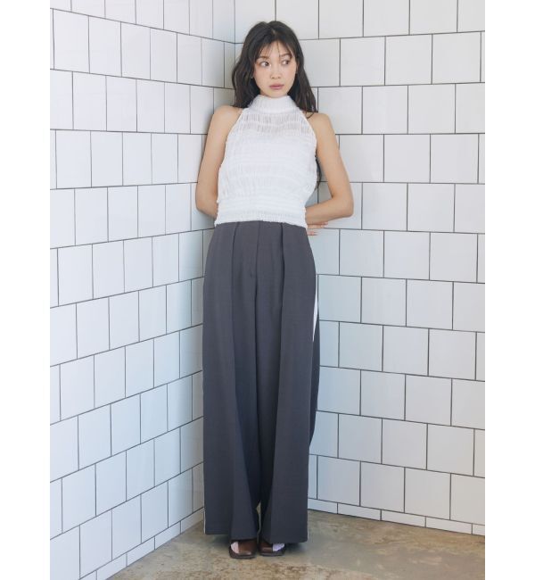 LAGUNAMOON「ボウタイシャーリングブラウス」|シャツ・ブラウス|