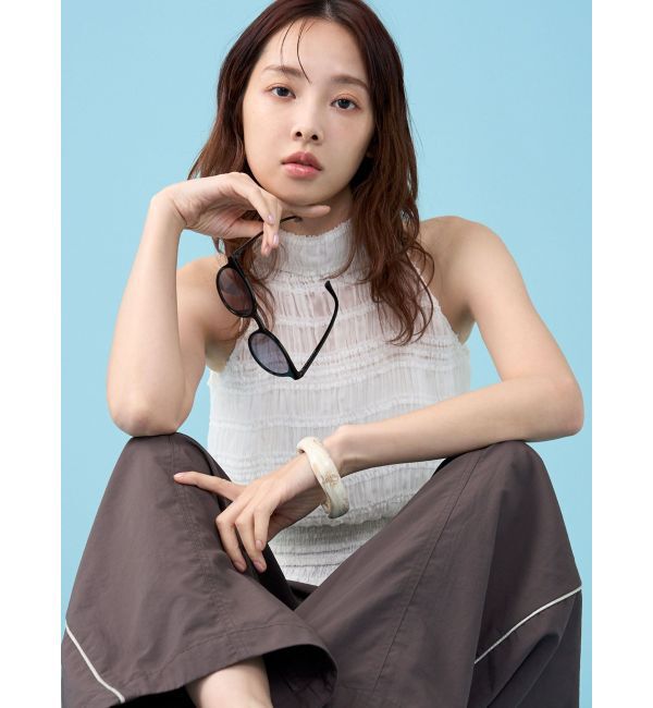 LAGUNAMOON「ボウタイシャーリングブラウス」|シャツ・ブラウス|