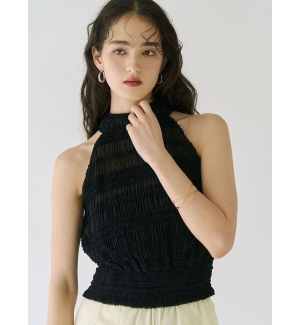 LAGUNAMOON「ボウタイシャーリングブラウス」|シャツ・ブラウス|