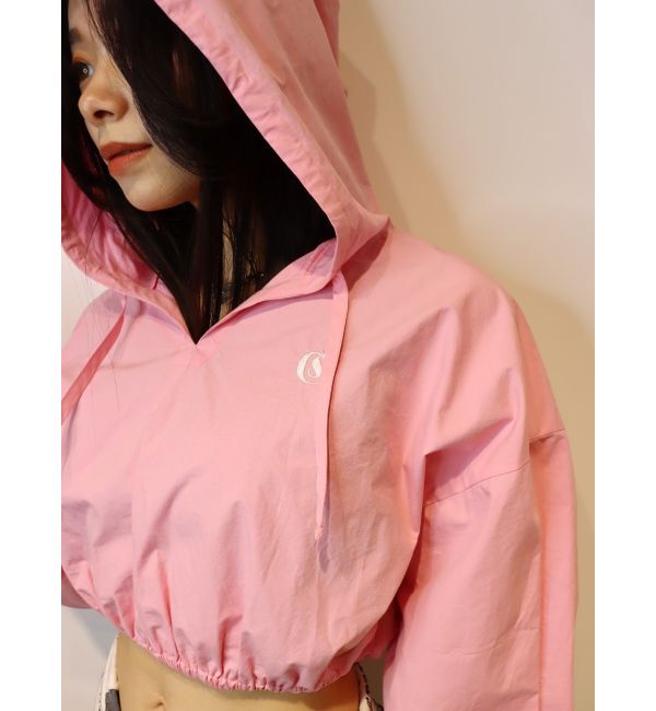 EVRIS「ワンポイントフードデザインクロップドシャツ」|シャツ・ブラウス|