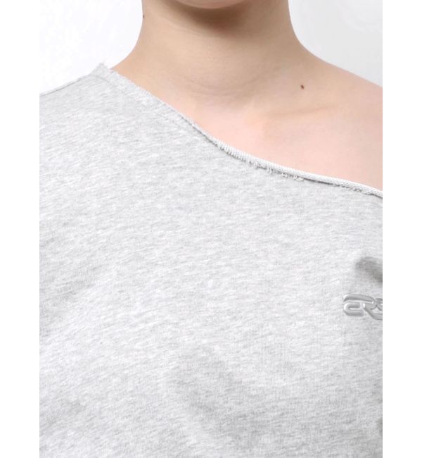 EVRIS「ワンショルダースウェットトップス【セットアップ着用可能】」|スウェット・ジャージ|