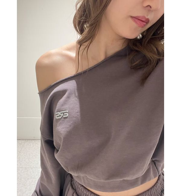 EVRIS「ワンショルダースウェットトップス【セットアップ着用可能】」|スウェット・ジャージ|